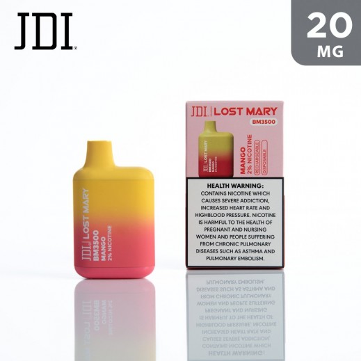 Lost Mary BM3500 Disposable Device Mango 20 mg 3500 Puffs - delivered by Taw9eel Fast