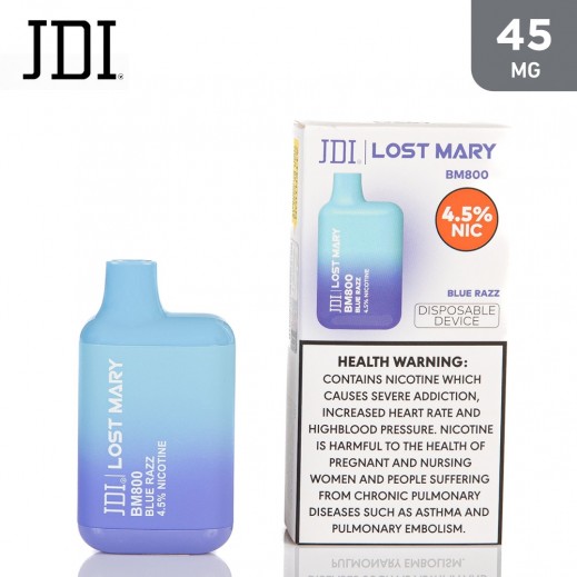 JDI Lost Mary Blue Razz Ice 800 Puffs - 45mg