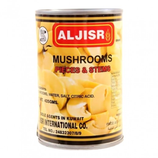 Al Jisr Mushroom Pieces & Stems 425 g