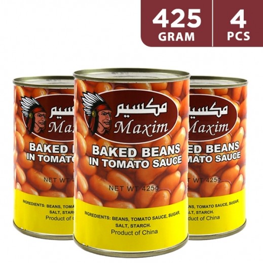 Maxim Baked Beans In Tomato Sauce 4 x 425 g