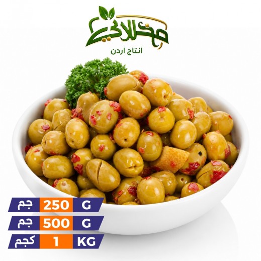 Jordanian Spicy Halabi Olives