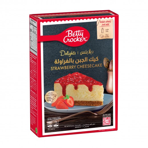Betty Crocker Strawberry Cheese Cake Mix 360 g - delivered by Taw9eel Fast