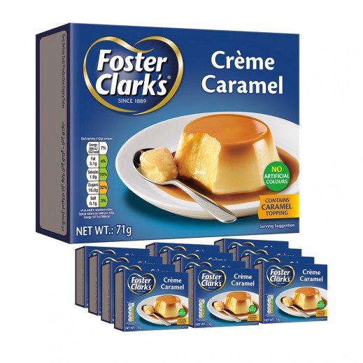 Foster Clark Cream Caramel 12 x 71 g (Special Price) - delivered by Taw9eel Fast