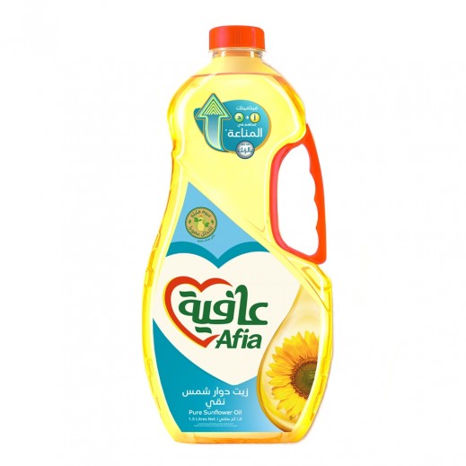Afia Pure Sunflower Cooking Oil 1.5 L
