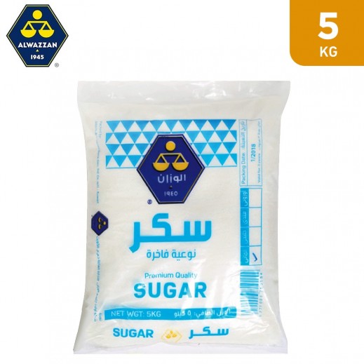 Al Wazzan Premium Quality Sugar (5 kg) - delivered by Taw9eel Fast
