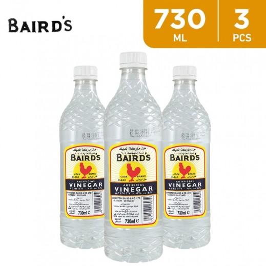 Bairds White Vinegar 3 x 730 ml - delivered by Taw9eel Fast