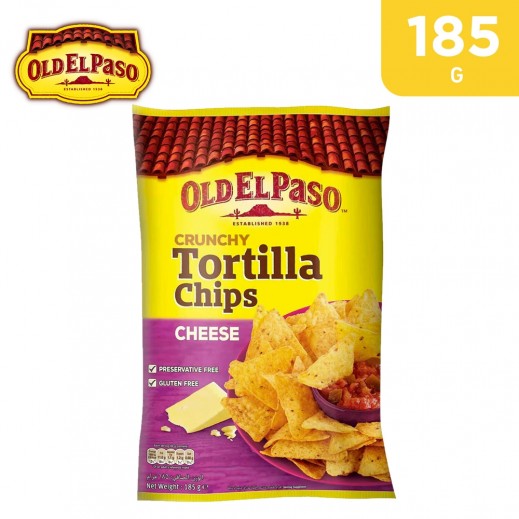 Old El Paso Cheese Crunchy Tortilla Chips 185 g - delivered by Taw9eel Fast
