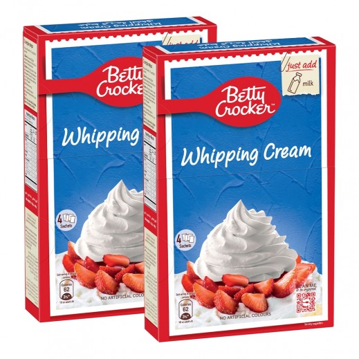 Betty Crocker Whipping Cream Mix 2 x 140 g - delivered by Taw9eel Fast