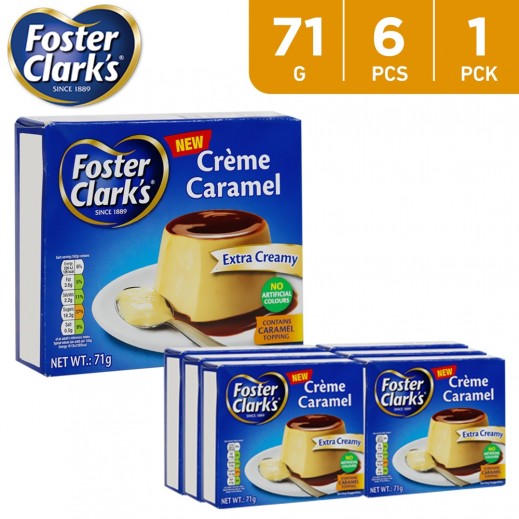Foster Clark Cream Caramel 6 X 71 g