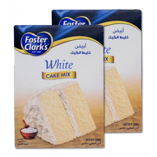Foster Clark's White Cake Mix 2 x 500 g - delivered by Taw9eel Fast