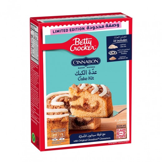 Betty Crocker Cinnabon Swirl Crumble Cake Kit 465 g