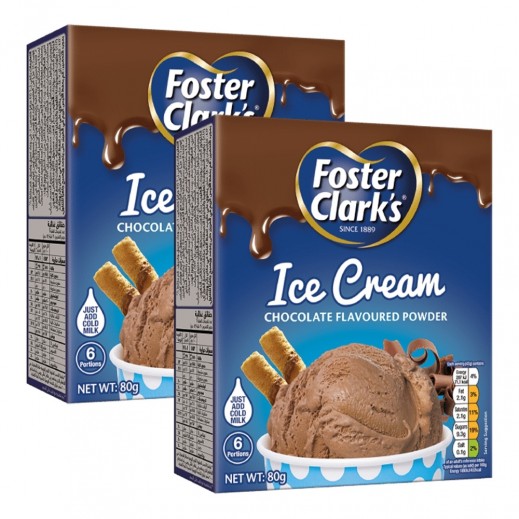 Foster Clark's Chocolate Ice Cream Mix 2 x 80g