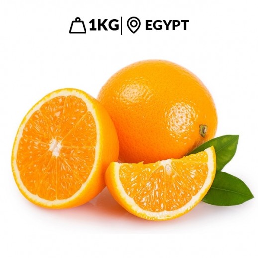 Fresh Egyptian Navel Oranges - 1 kg Approx - delivered by Taw9eel Fast
