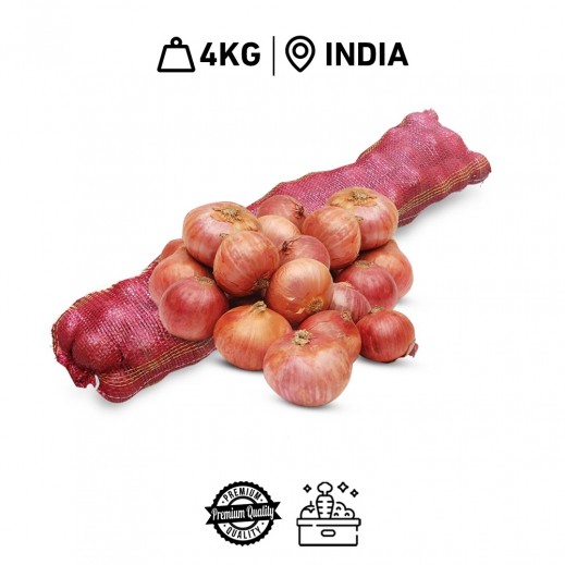 Fresh Indian Onion Bag (4 kg Approx) - delivered by Taw9eel Fast