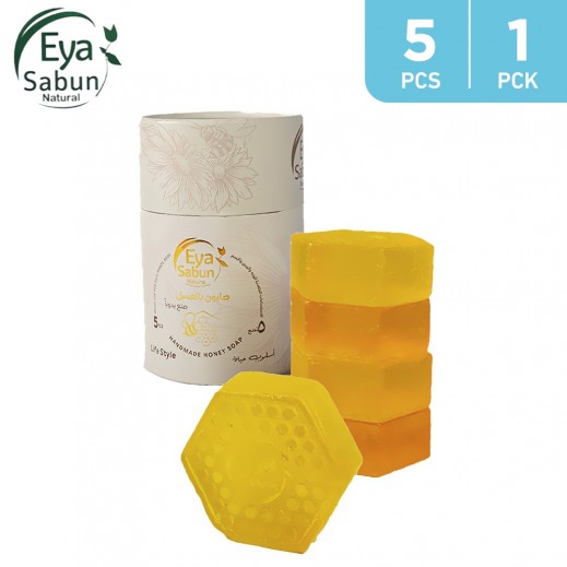 Eya Sabun Natural Handmade Honey Soap 5 Pieces