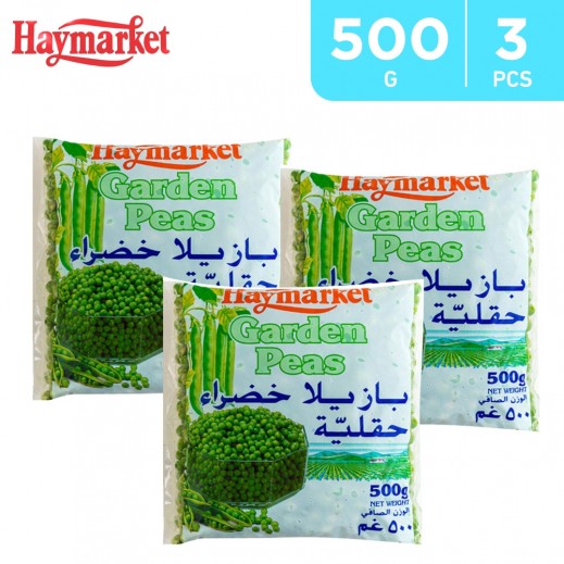 Haymarket Frozen Garden Peas 3 x 500 g - delivered by Taw9eel Fast
