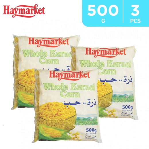 Haymarket Frozen Whole Kernel Corn 3 x 500 g - delivered by Taw9eel Fast