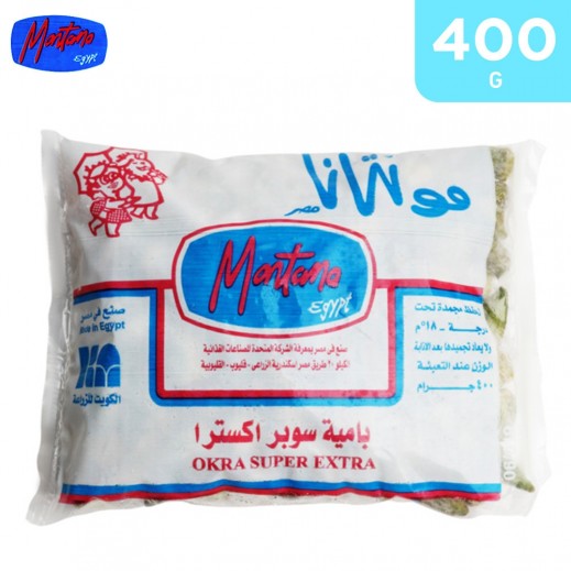 Montana Frozen Super Extra Okra 400 g - delivered by Taw9eel Fast