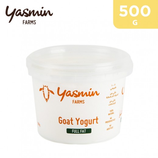 Yasmin Farms Full Fat Goat Yoghurt 500 g - delivered by Taw9eel Fast