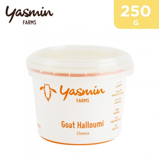 Yasmin Farms Goat Halloumi Cheese 250 g - delivered by Taw9eel Fast