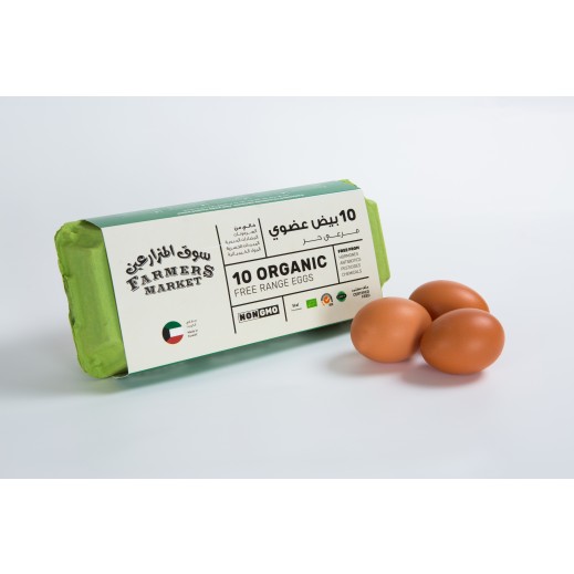 Farmers Market Free Organic Eggs (10 pcs) - delivered by Taw9eel Fast