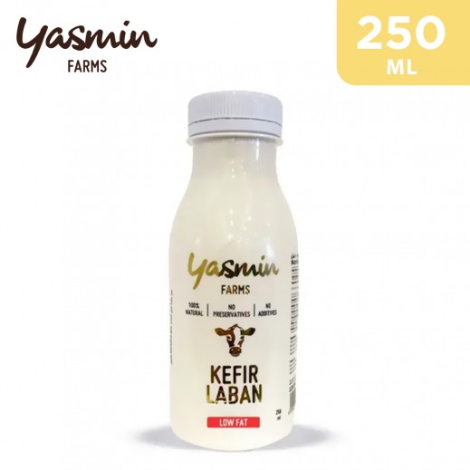 Yasmin Farms Kefir Laban Low Fat  Plastic Bottle 0.25 ml - delivered by Taw9eel Fast