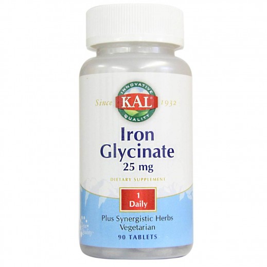 Kal Iron Glycinate 25Mg 90Tablets - delivered by Pharmazone Pharmacy - within 2 Hours
