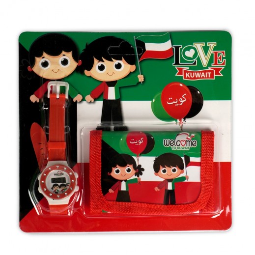 National Day Watch + Wallet 2 Pieces