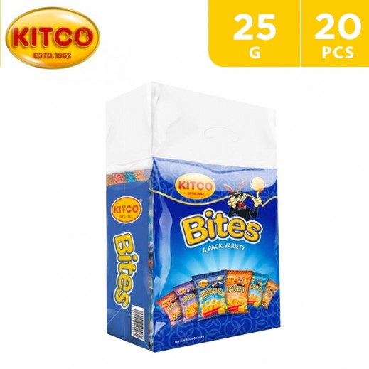 Kitco Bites Variety Pack Bag 20 x 25 g - delivered by Taw9eel Fast