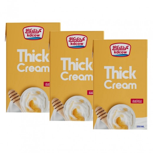 Kdcow Thick Cream 3 x 250 ml - delivered by Taw9eel Fast