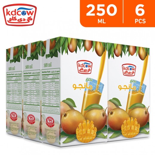 KDCOW Nectar Mango Juice 6x250 ml - delivered by Taw9eel Fast
