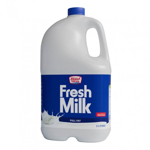 Kdcow Fresh Full Fat Milk 2 L - delivered by Taw9eel Fast