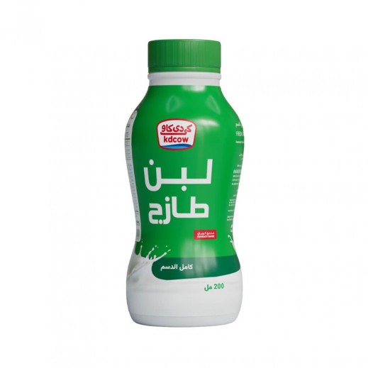 Kdcow Fresh Full Cream Laban 200 ml - delivered by Taw9eel Fast
