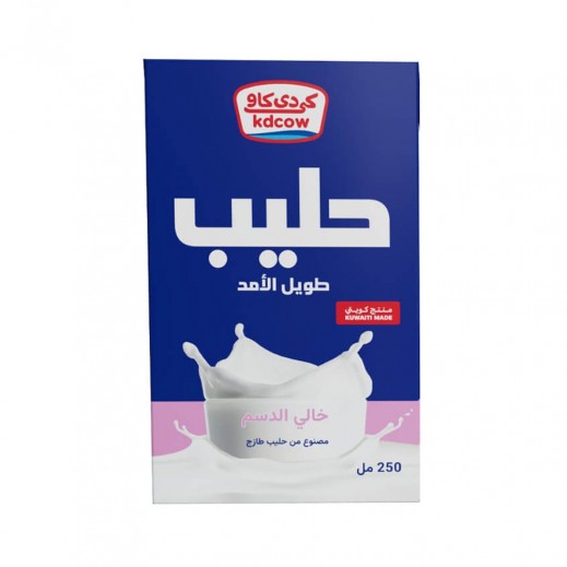 Kdcow UHT Skimmed Milk 250 ml - delivered by Taw9eel Fast