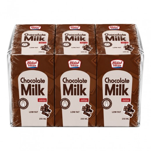 Kdcow Long Life Chocolate Milk 6 x 250ml