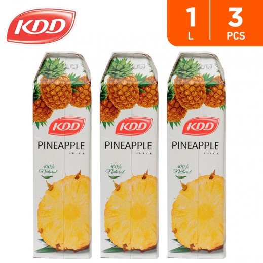 KDD Pineapple Juice 3 x 1 L