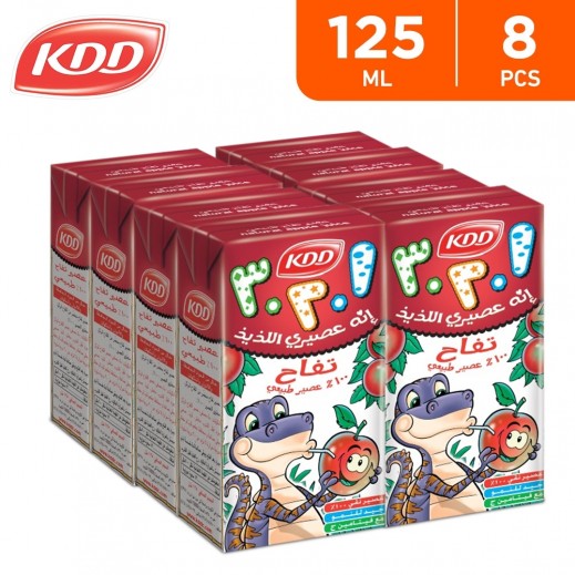 KDD Apple Juice 8 x 125 ml  - delivered by Taw9eel Fast