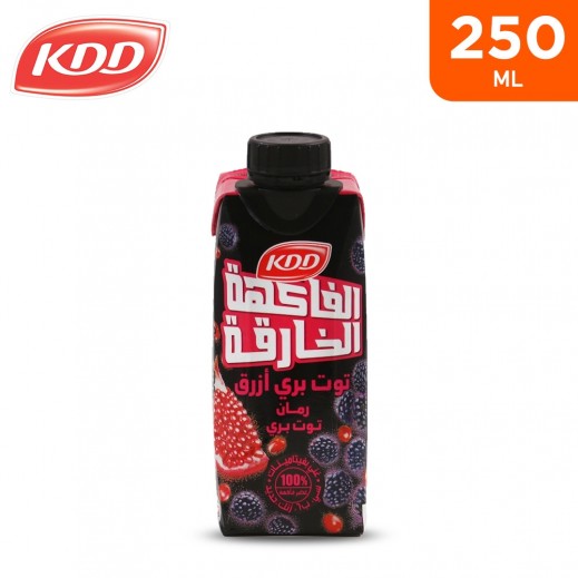 KDD Powerfruits Juice (Poemgranate, Cranberry) 250 ml - delivered by Taw9eel Fast
