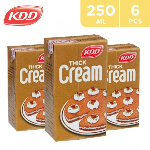 KDD Thick Cream Gold 6 x 250 ml  - delivered by Taw9eel Fast