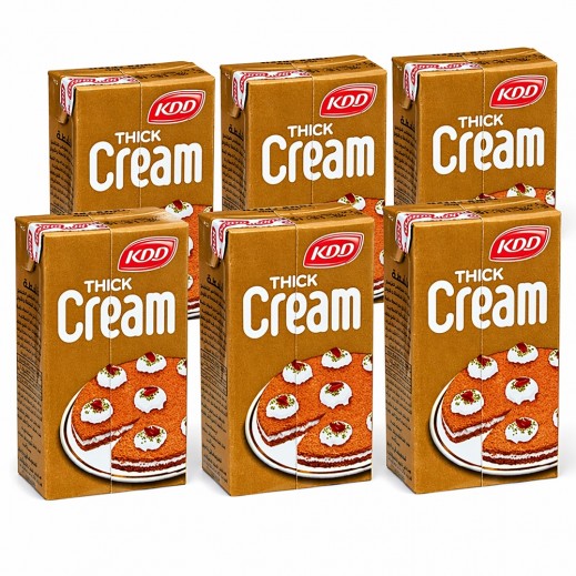KDD Thick Cream 6 x 250 ml - delivered by Taw9eel Fast