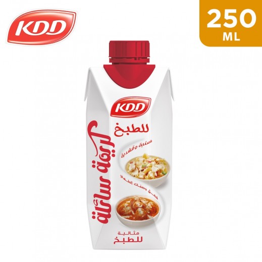 KDD Liquid Cooking Cream 250 ml - delivered by Taw9eel Fast