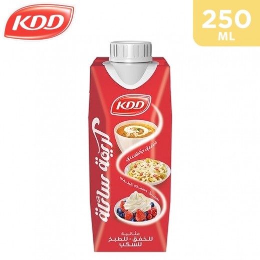 KDD Liquid Whipping Cream 250 ml - delivered by Taw9eel Fast