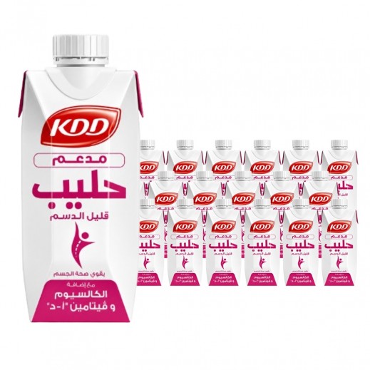 KDD Low Fat Calcium and Vitamins Fortified Milk Drink 18 x 250 ml