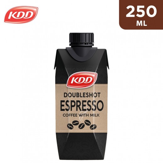 KDD Doubleshot Espresso Coffee With Milk 250 ml - delivered by Taw9eel Fast