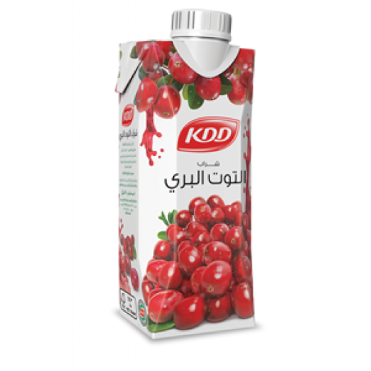 KDD Cranberry Juice Drink 250 ml - delivered by Taw9eel Fast