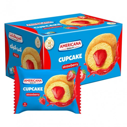 Americana Strawberry Cupcake 18 x 28 g