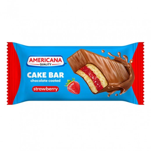 Americana Chocolate Coated Strawberry Cake Bar 35 g