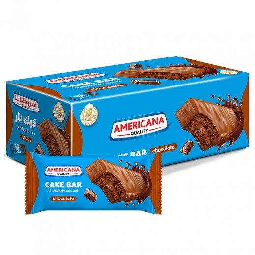 Americana Chocolate Coated Chocolate Cake Bar 12 x 35 g