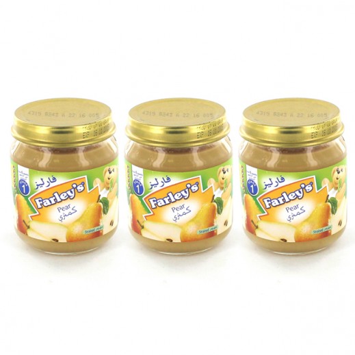 Farleys Pear Flavour Baby Food 120g (3 x 120g)