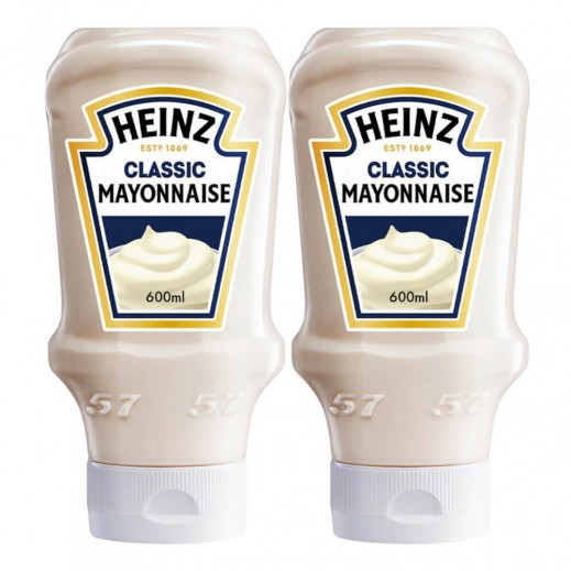 Heinz Classic Mayonnaise 2 x 600 ml
